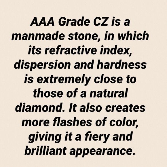 Champagne AAA CZ Rhodium and Ruthenium Brass Statement Ring Size 9 - Picture 8 of 8